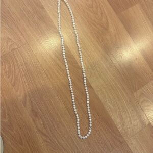 Vintage Monet dainty mother of pearl necklace